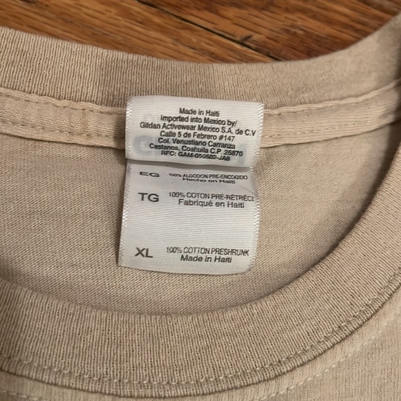 FAYGO TAN & RED T-SHIRT SZ XL - Picture 2 of 2